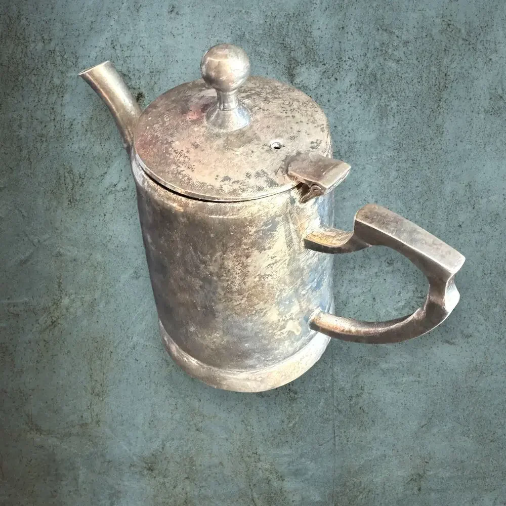 Vintage Restoration Hardware Hotel Creamer Silver Plated Display Kitchen Coffee